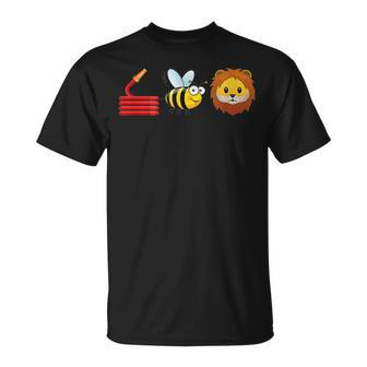 Hose Bee Lion I Am A Firefighter T-Shirt - Monsterry CA