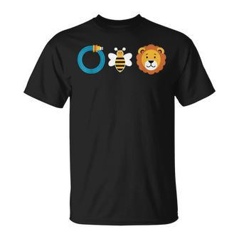 Hose Bee Lion Graphic Adult Humor T-Shirt - Monsterry DE