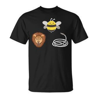 Hose Bee Lion Bee Lover Beekeeper T-Shirt - Monsterry