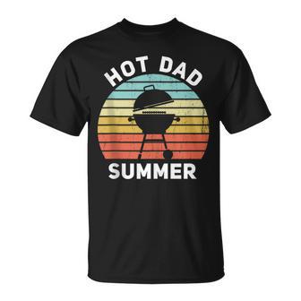 Hot Dad Summer Dad Griller Father's Day Grill T-Shirt - Monsterry AU