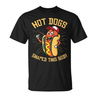 Hot Dogs Shaped This Body T-Shirt - Monsterry UK