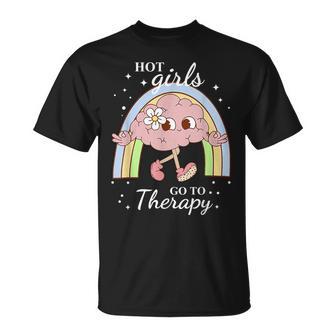 Hot Girls Go To Therapy T-Shirt - Monsterry UK