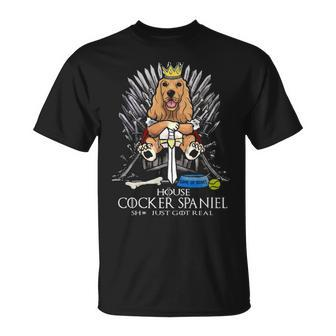 House Cocker Spaniel T-Shirt | Mazezy