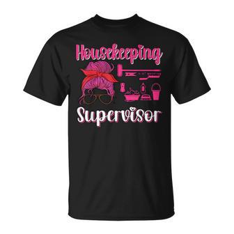 Housekeeping Supervisor Maid Household Cleaning Lady T-Shirt - Monsterry AU