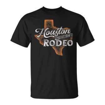 Houston Livestock Rodeo Western Aztec T-Shirt - Seseable