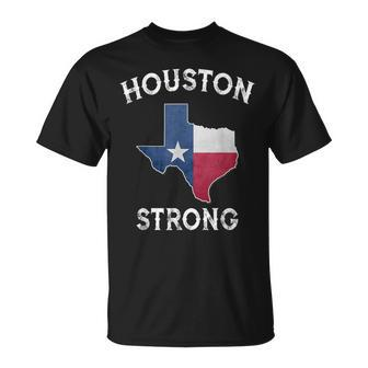 Houston Strong State Of Texas Flag T-Shirt - Monsterry CA