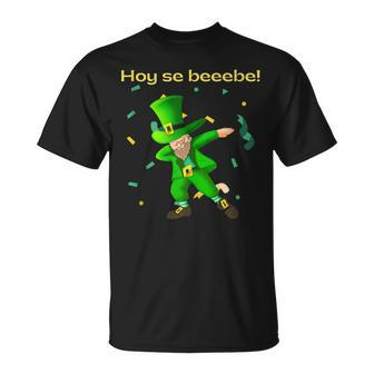 Hoy Se Bebe St Patrick Day Dabbing Leprechaun T-Shirt - Monsterry