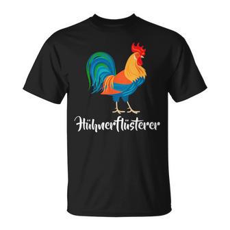 Hühner Flüsterer Lustiges Landwirt Bauer Huhn Hahn Kinder T-Shirt - Geschenkecke