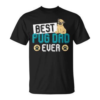 Hunde Papa Geschenk Zumatertag Mops T-Shirt - Geschenkecke