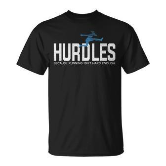 Hurdle Track And Field Running Hurdling T-Shirt - Monsterry