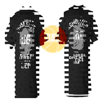 Husband Father Dad Basketball Lover Fathers Day Sports T-Shirt - Thegiftio