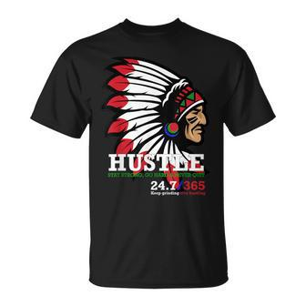 Hustle 247 Gang Clothing Native American Men T-Shirt - Monsterry UK