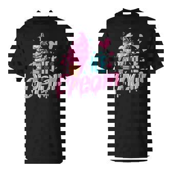 Ice Cream Soft Ice Cream T-Shirt - Monsterry