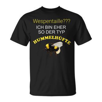 Ich Bin Eher So Der Typ Hummelhüfte Blue T-Shirt - Seseable