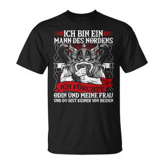 Ich Bin Ein Nordmann T-Shirt, Valhalla Wikinger Design Schwarz - Seseable