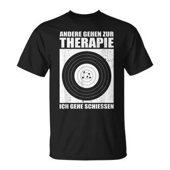 Ich Gehe Schieen Ich Gehe Schieen Black S T-Shirt - Seseable