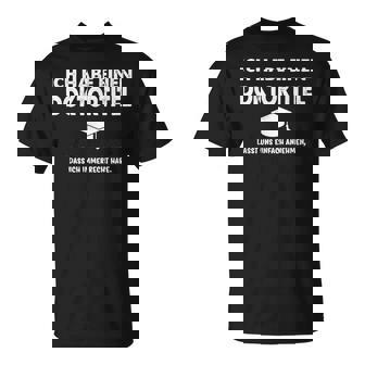 Ich Habe Einen Doctoratel German Language T-Shirt - Seseable