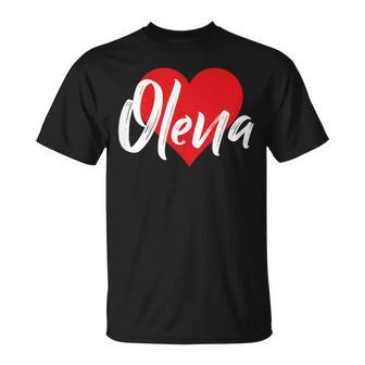 Ich Liebe Olena T-Shirt - Seseable