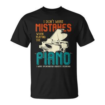 Ich Mache Keine Fehlbei Klavierspiel I'm Not Mistake T-Shirt - Seseable