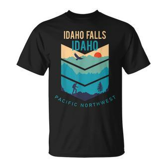 Idaho Falls Idaho Native Hometown Vintage Pacific Northwest T-Shirt - Monsterry UK