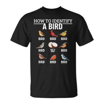 How To Identify A Bird Bird Watching T-Shirt - Seseable