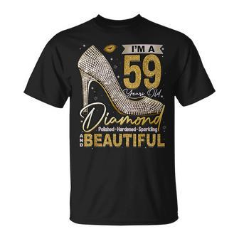 I'm A 59 Years Old Diamond 59 And Fabulous 59Th Birthday T-Shirt - Thegiftio UK