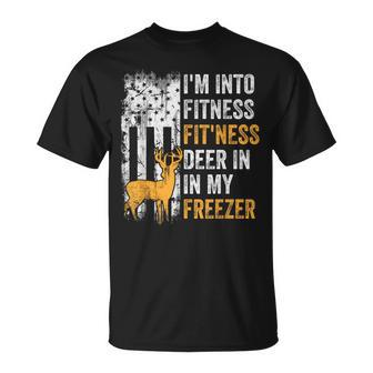 I'm Into Fitness Deer Freezer Hunting Deer Hunter T-Shirt - Monsterry UK