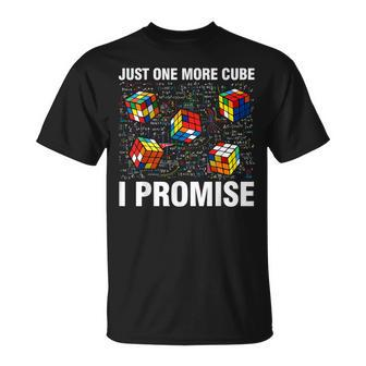 I'm Just Here To Solve Cubes Math Lover Speed Cubing T-Shirt - Monsterry CA