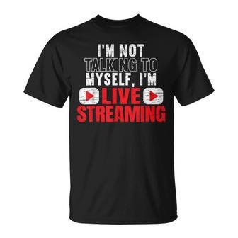 I'm Livestreaming Online Streaming Gaming Channel Streamer T-Shirt - Monsterry DE