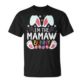 I'm The Mamaw Bunny Matching Family Easter Party T-Shirt | Mazezy