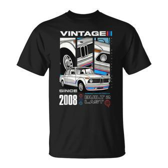 I'm Not Old I'm Classic Car Vintage Born In 2008 T-Shirt - Monsterry