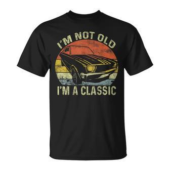 I'm Not Old Just Classic Fathers Day Vintage Retro Dad T-Shirt - Thegiftio UK