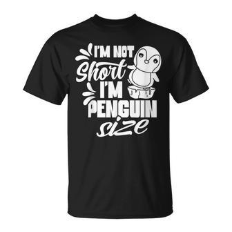 I'm Not Short I'm Penguin Size Lover Penguins Animal Cute T-Shirt - Thegiftio UK