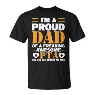I'm A Proud Dad Of A Freaking Awesome Pta Father's Day T-Shirt - Monsterry UK