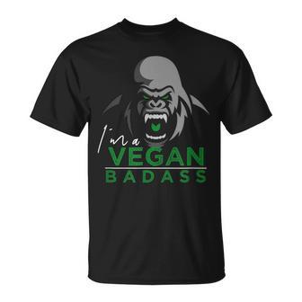 I'm A Vegan Badass T-Shirt - Monsterry UK