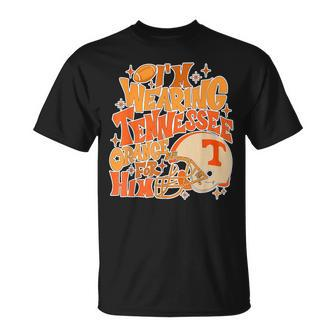 I'm Wearing Tennessee Orange For Him Tennessee Orange T-Shirt - Monsterry