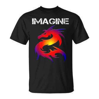 Imagine Fantasy Dragon Style Great For T-Shirt - Monsterry