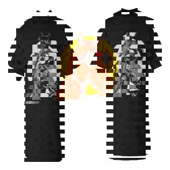 Impresionante Disfraz De Cara De Caballo Con Gafas De Sol Divertidas Camiseta unisex - Regaloses