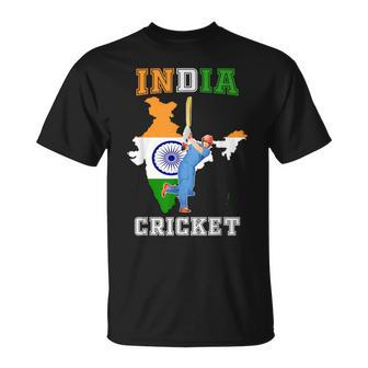 India Cricket Lovers Indian Players Spectators Cricketers T-Shirt - Monsterry