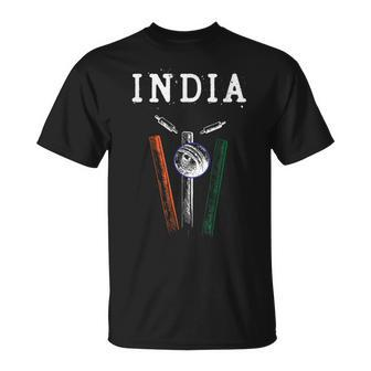 Indian Cricket Player Team Cricket Fans India Cricket T-Shirt - Monsterry