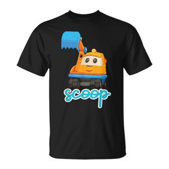 The Inquisitive Dump Truck Leo Excavator Scoop T-Shirt - Monsterry AU