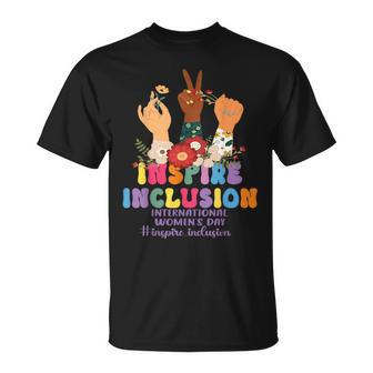 Inspire Inclusion 8 March International Women's Day 2024 Iwd T-Shirt - Seseable