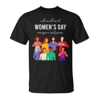 Inspire Inclusion International Women's Day 2024 For Women T-Shirt - Seseable