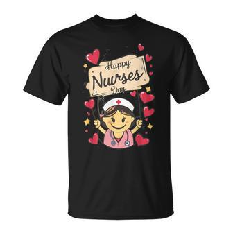International And National Nurses Day Happy Nurses Day T-Shirt - Thegiftio UK