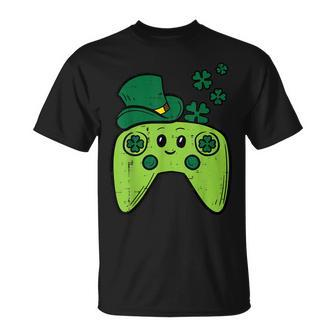 Irish Video Game Controller St Patrick Day Gamer Boys Girls T-Shirt - Thegiftio