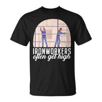 Ironworkers American Worker Patriotic Laborer Local Union T-Shirt - Monsterry