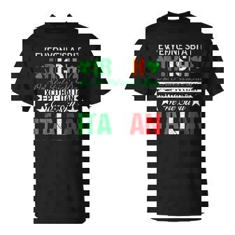 Italian We're Still Italian On St Patrick's Day T-Shirt - Thegiftio