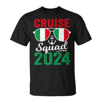 Italy Cruise Squad 2024 Summer Vacation Matching Family T-Shirt | Mazezy