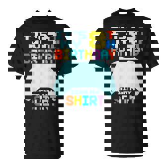It's My 8Th Birthday Sign My 8 Year Old Boy Bday Gamer T-Shirt - Monsterry