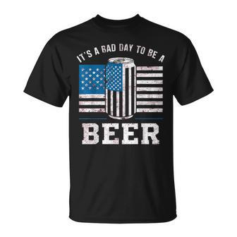 Its A Bad Day To Be A Beer Red T-Shirt - Monsterry UK